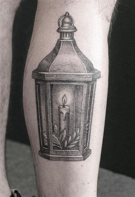 Old Lamp Tattoo - InkStyleMag#inkstylemag #lamp #tattoo# ...