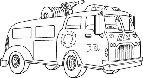 20+ Free Printable Fire Truck Coloring Pages - EverFreeColoring.com