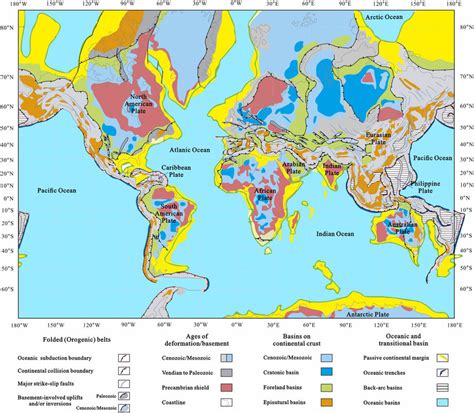 Sedimentary basins of the world (Roberts and Bally, 2012). | Download Scientific Diagram