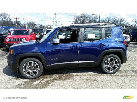 Jetset Blue 2016 Jeep Renegade Limited Exterior Photo #111689809 | GTCarLot.com