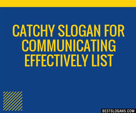 100+ Catchy For Communicating Effectively Slogans 2024 + Generator - Phrases & Taglines