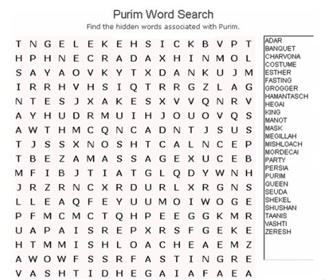 Find The Words Puzzle