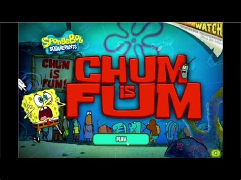 Spongebob Squarepants: Chum Is Fum - Flash Games - YouTube