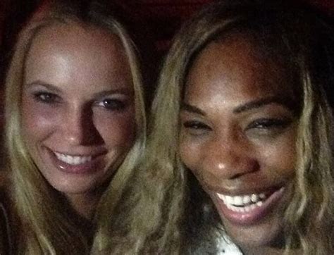 Caroline Wozniacki, Serena Williams were feeling the love on New Year's Eve