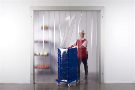 Heavy Duty Clear PVC Strip Curtains - Motorised Traffic