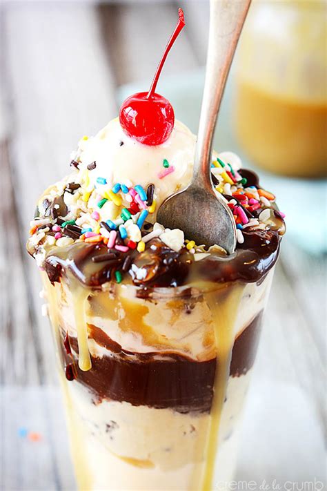 Chocolate Chip Cookie Dough Hot Fudge Sundae – Eat More Chocolate Eat More Chocolate