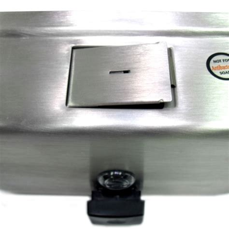 Stainless Steel Soap Dispenser – Horizontal Design – BC Site Service