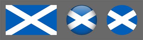 Premium Vector | Scotland Flag Set Collection Vector