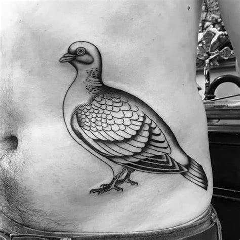 50 Pigeon Tattoo Designs For Men - Bird Ink Ideas