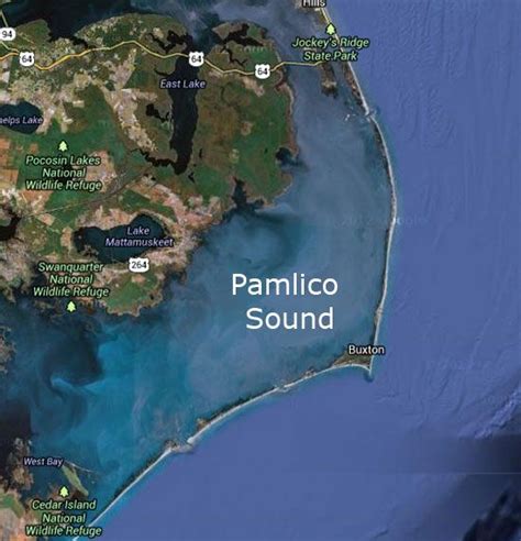 Pamlico Sound | National wildlife refuge, State parks, Cedar island