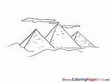 Pyramides Egypt For Children Free Coloring Pages sketch template