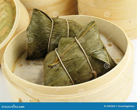 Sticky Rice Dumplings stock photo. Image of bamboo, kong - 4582006