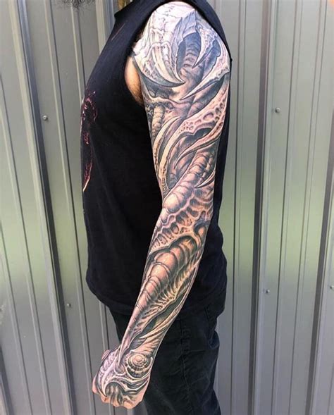 Full Bio Sleeve Tattoo by Guy Aitchison : Tattoos