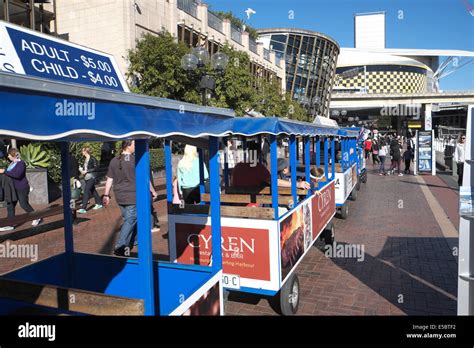 Darling harbour in Sydney, contains many restaurants,tourist ...