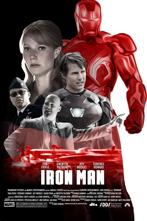 Alternate Iron Man Poster featuring Tom Cruise by MyopicPete on DeviantArt