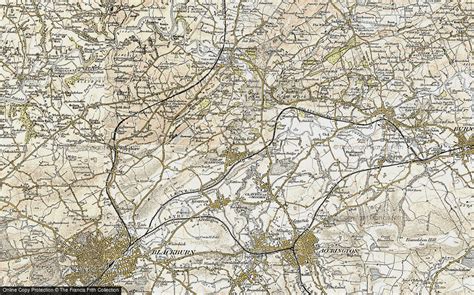 Historic Ordnance Survey Map of Great Harwood, 1903