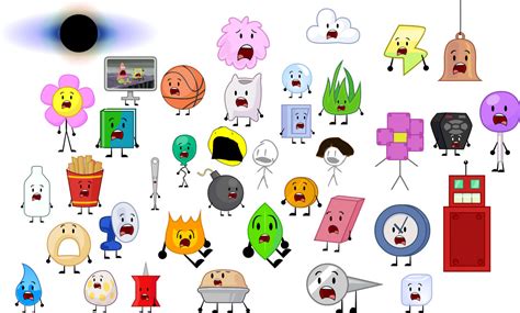 Surprised BFB/TPOT Contestants by WessieBoi99 on DeviantArt