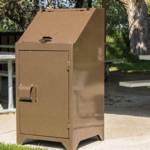 32 Gallon Bear Proof Trash/Garbage Can Receptacle Bin – Sealcoating.com