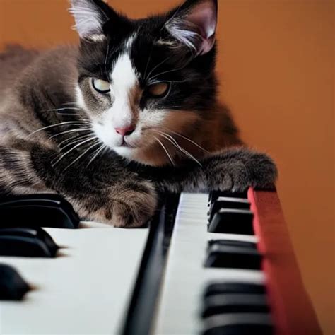 photo of a cat playing a keyboard | Stable Diffusion | OpenArt