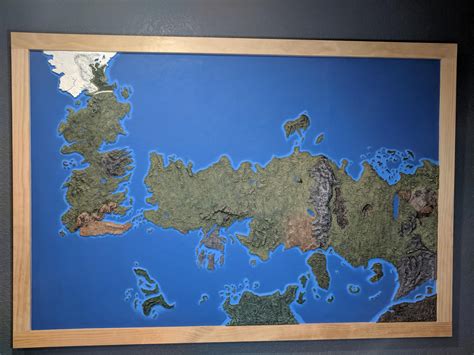 Relief Map of the Known World in Game of Thrones : r/MapPorn