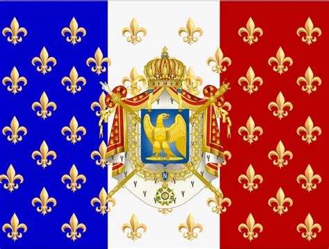 free shipping xvggdg Royal Standard Napoleon France Flag Polyester ...