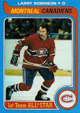 1979 Topps Larry Robinson #50 Hockey Card Value Price Guide