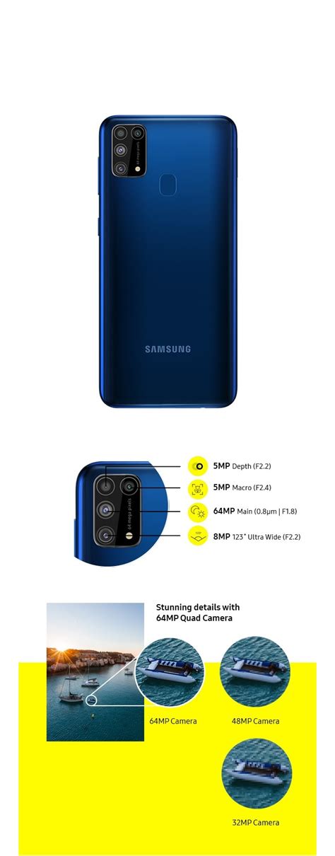 Galaxy M31 6GB/64GB (Blue) - Price, Reviews & Specs | Samsung India