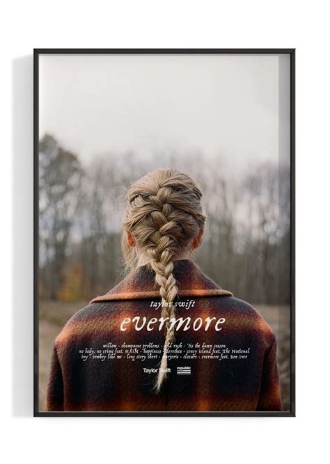 Taylor Swift 'evermore' Poster – The Indie Planet