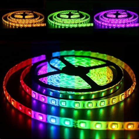 Remote Controlled RGB LED Strip Light 5m - 123 LED Lighting