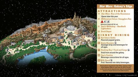 Disneyland's new park map shows scale of massive Star Wars: Galaxy's Edge