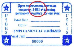 Form I-551 and ADIT Stamp Explained | CitizenPath