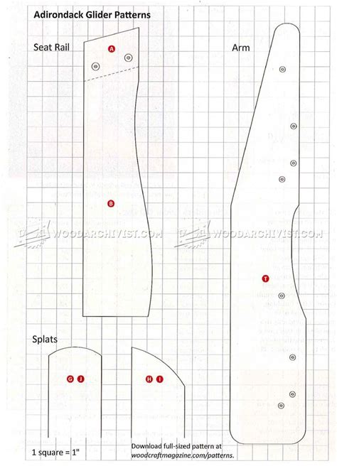 Adirondack Glider Bench Plans • WoodArchivist