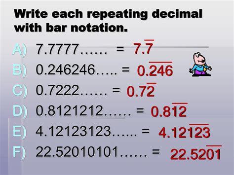 Decimal Bar Notation Anchor Chart