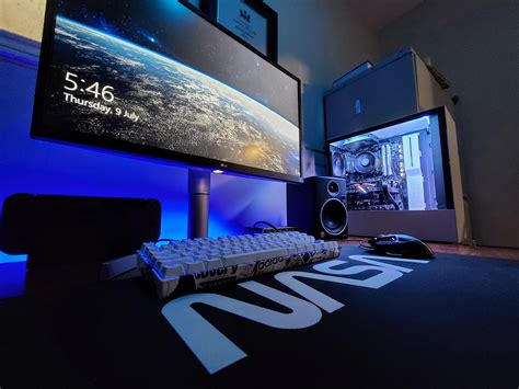 My NASA mat came in after a month of waiting so I had to post! Best Gaming Setup, Gaming Room ...