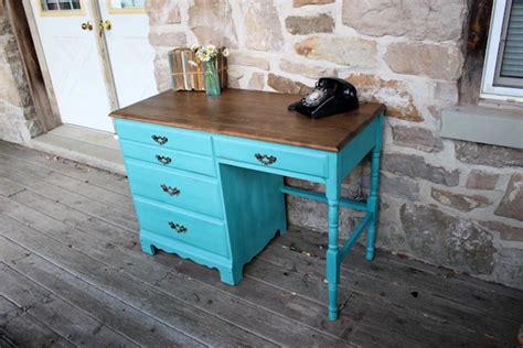 Laurel's Attic : Teal Desk - Sold