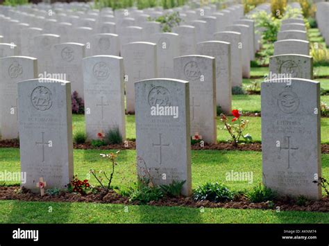 British World War II graves Commonwealth war cemetery northern France Stock Photo - Alamy