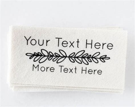 Personalized Sewing Labels for Handmade Items Custom Tags - Etsy