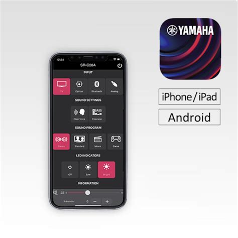 Sound Bar Remote - Overview - Apps - Audio & Visual - Products - Yamaha USA