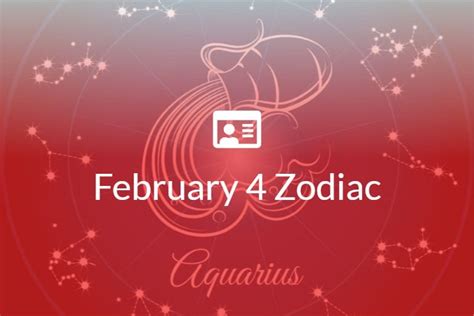 February 4 Zodiac Sign Full Horoscope And Personality