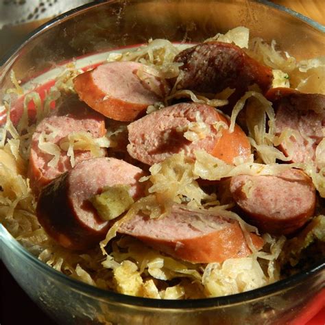 The Original Kielbasa and Sauerkraut | Recipe | Sauerkraut recipes ...