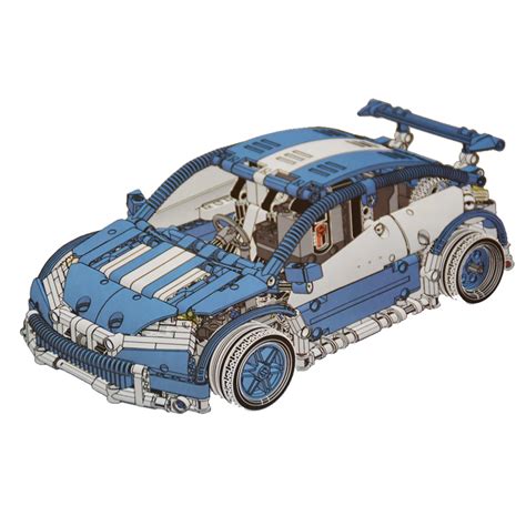 Aliexpress.com : Buy 20053B 640pcs Blue Technic Series Hatchback Type Remote Control RC Car MOC ...