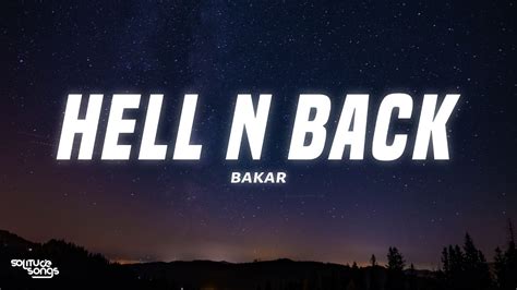 Bakar - Hell N Back (Lyrics) - YouTube