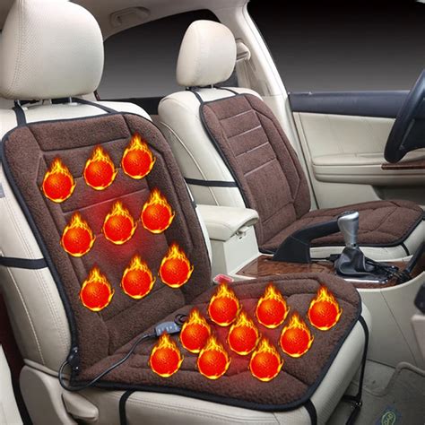 Heated Car Seat Car Styling Winter Pad Car Seat Cushions Electric Heated Cushion Auto Heated ...