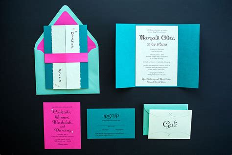 Custom Bat Mitzvah Invitations: Pretty in Pink