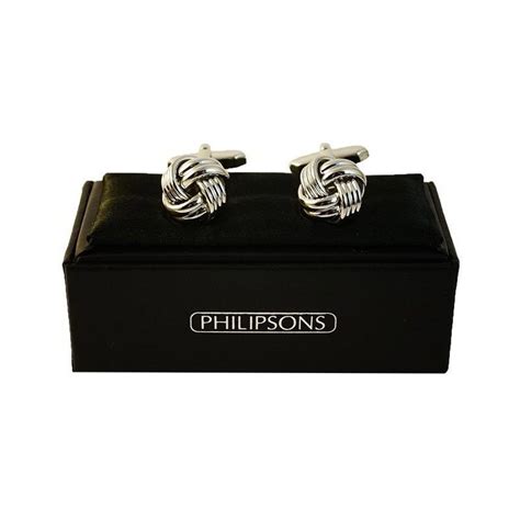 Cufflinks - Silver knot - Asmussen Fashionland