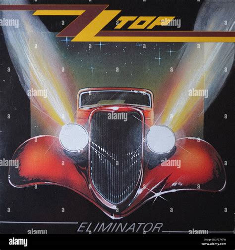 ZZ Top - Eliminator - Vintage vinyl album cover Stock Photo - Alamy