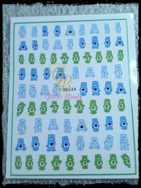 Care Bear Stickers – 224 – Glitter Blendz