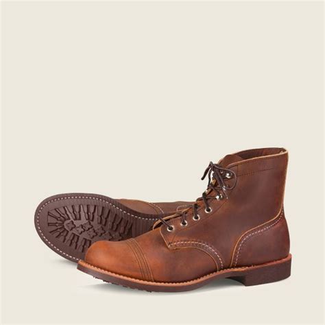 Heritage Red Wing Iron Ranger Copper Rough and Tough Boots - Herbert's ...