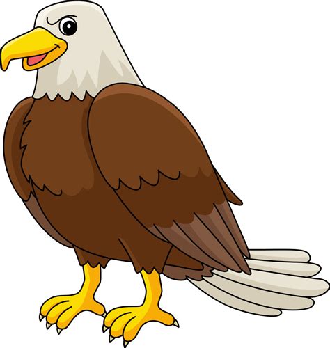 Eagle Animal Cartoon Colored Clipart Illustration 20119249 Vector Art at Vecteezy