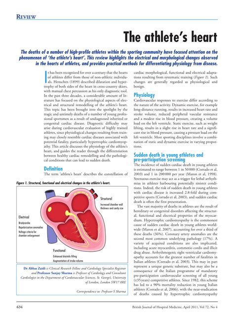 (PDF) The athlete's heart